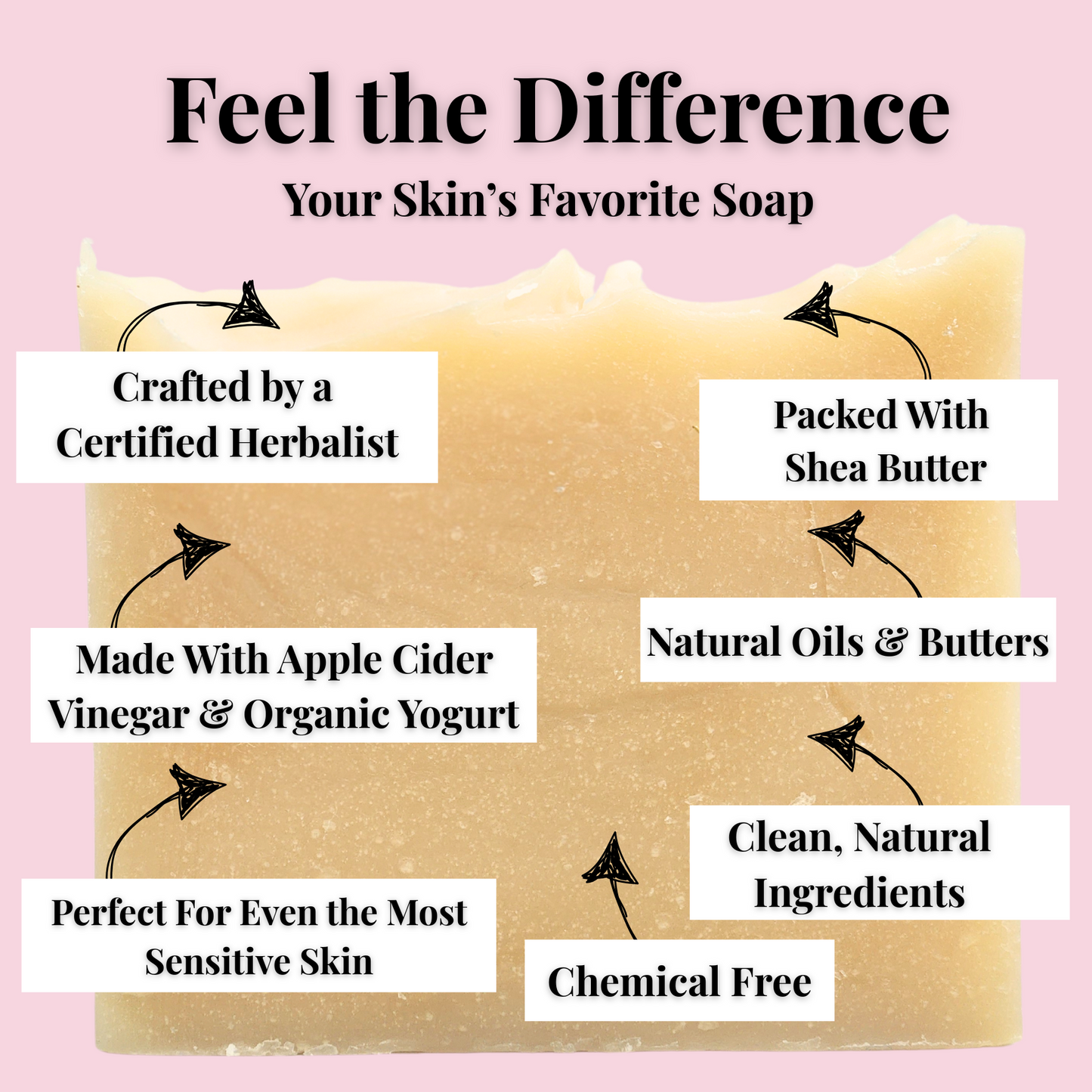 Apple Cider Vinegar and Yogurt Mild Shea Butter Soap