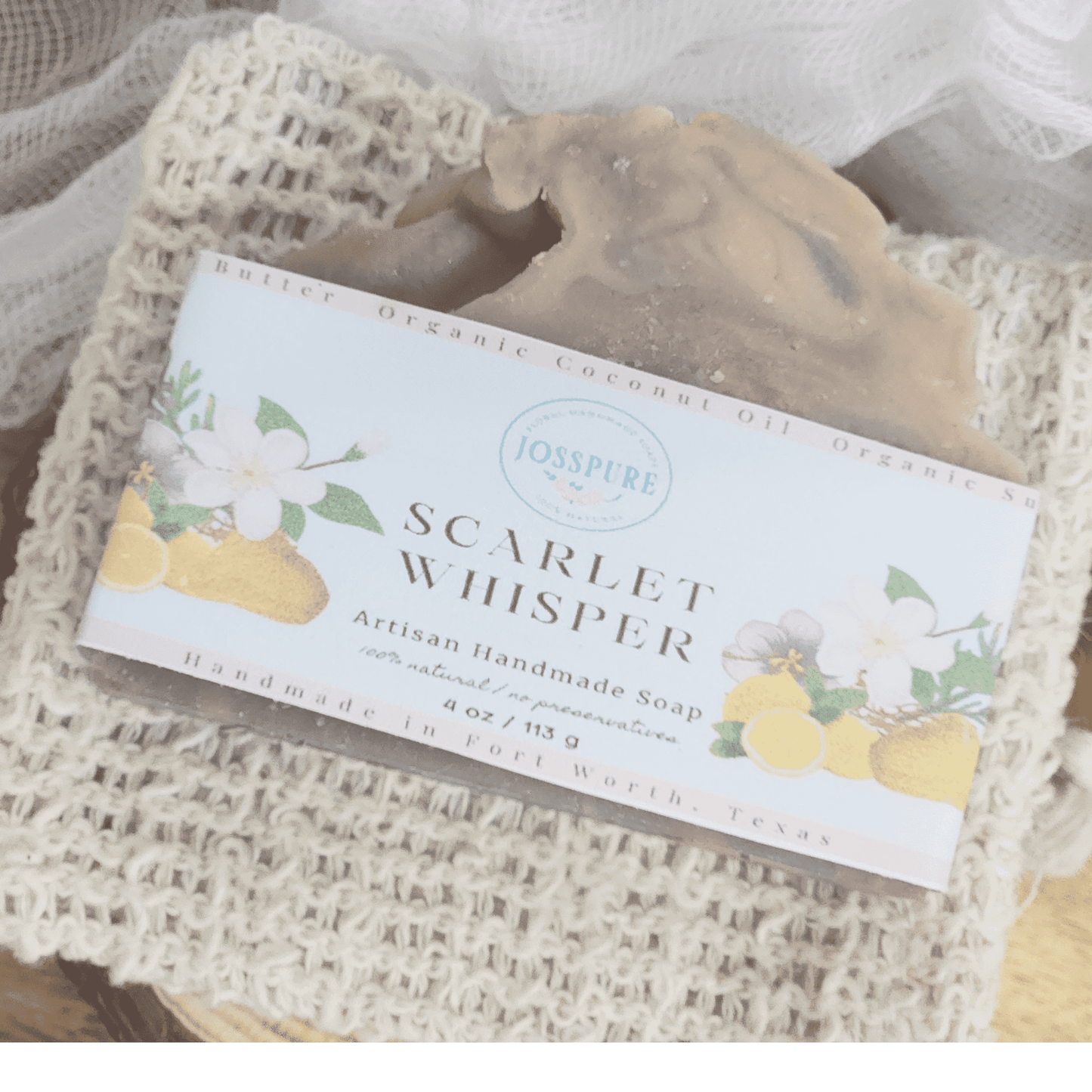 JOSSPURE baccarat rouge 540 perfume mild soap Scarlet Whisper artisanal handmade soap bar