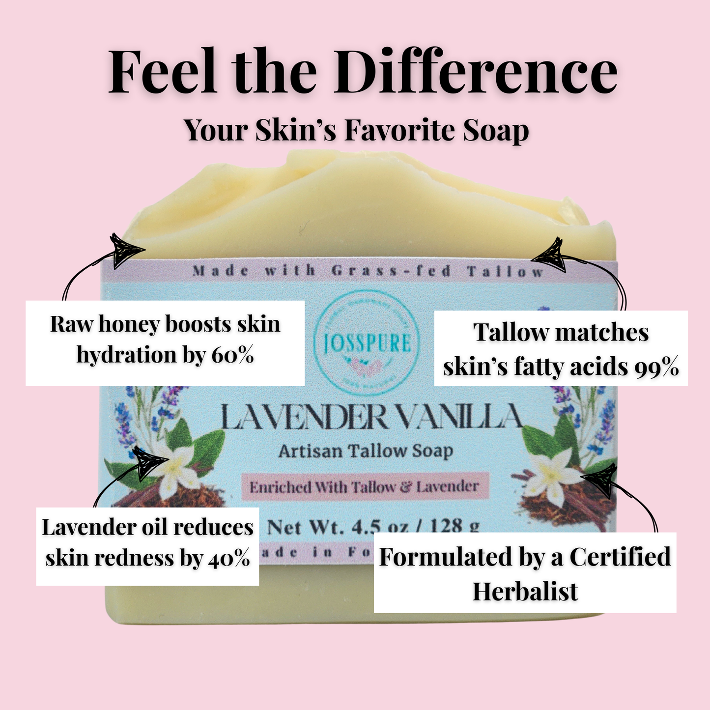 Lavender Vanilla| Tallow Soap