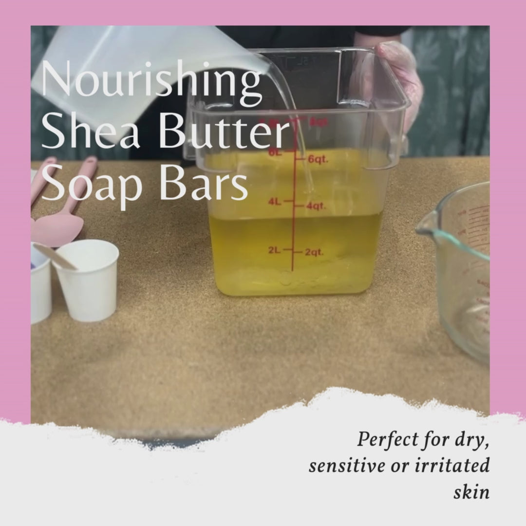 shea butter soap making