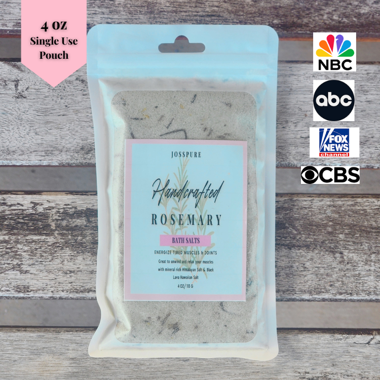 JOSSPURE Handmade Bath Salt Pouch with Shea Butter