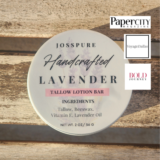 Lavender Tallow Lotion Bar|Carnivore Skincare