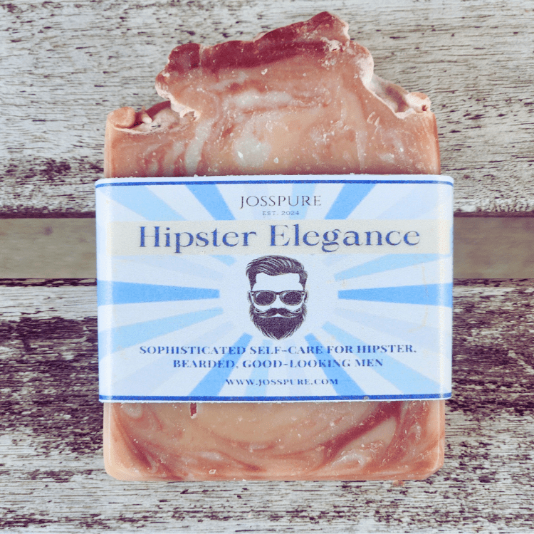 A man enjoying a refreshing wash using premium bar soap for men, creating a rich lather for a luxurious experience