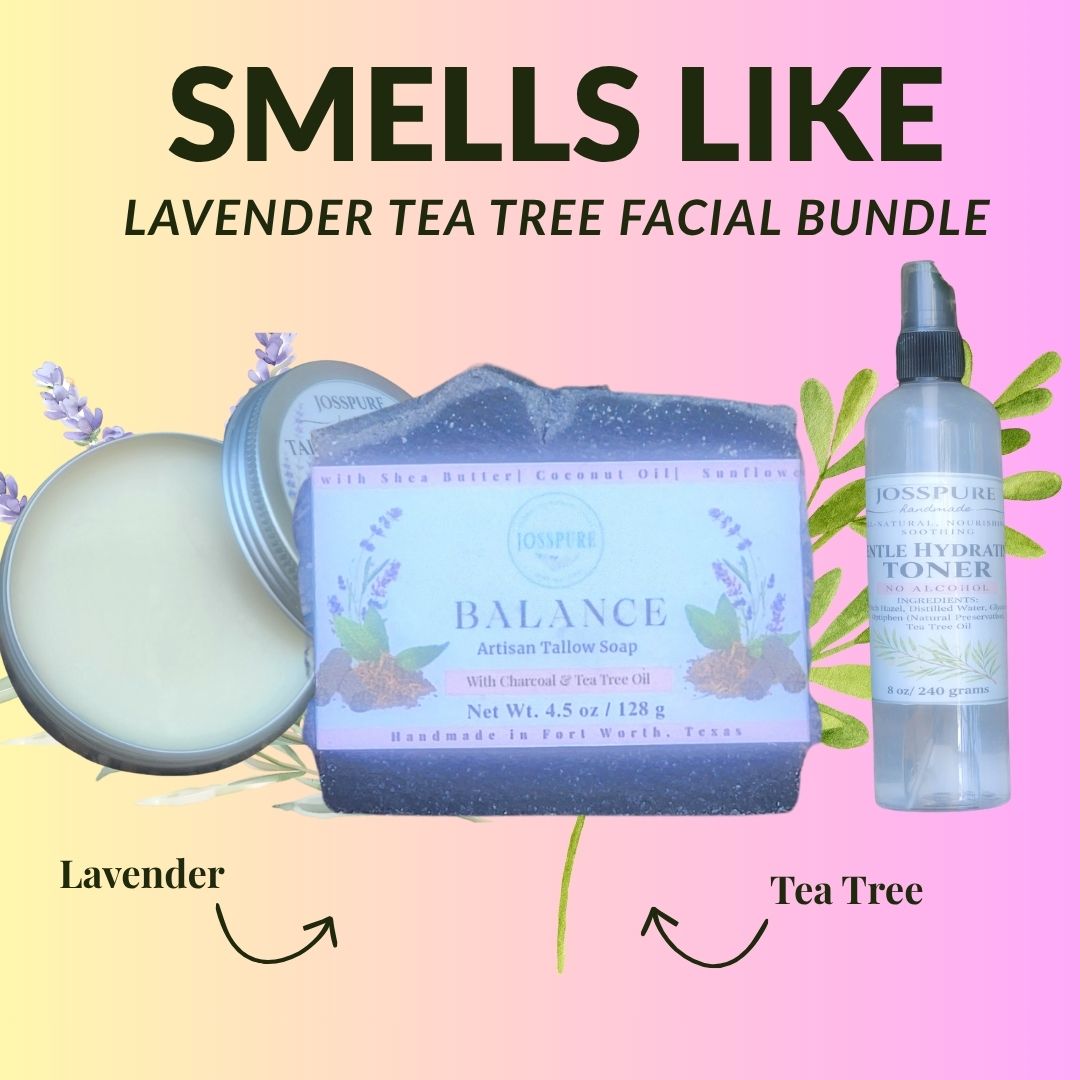 Oily & Acne-Prone Skin Facial Care Bundle | Charcoal & Tea Tree