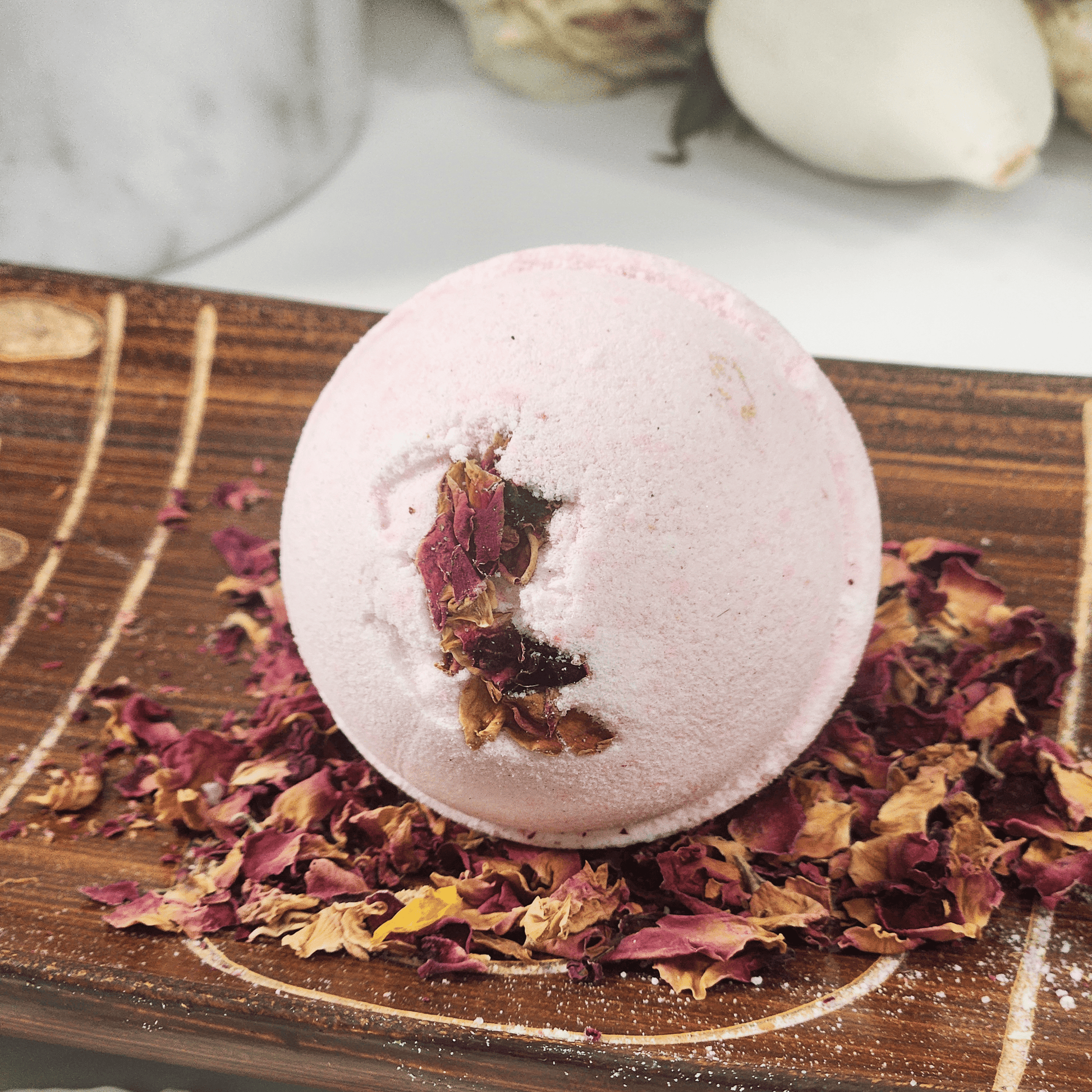 Opulent Rose Bath Bomb | Luxury Bath Bomb