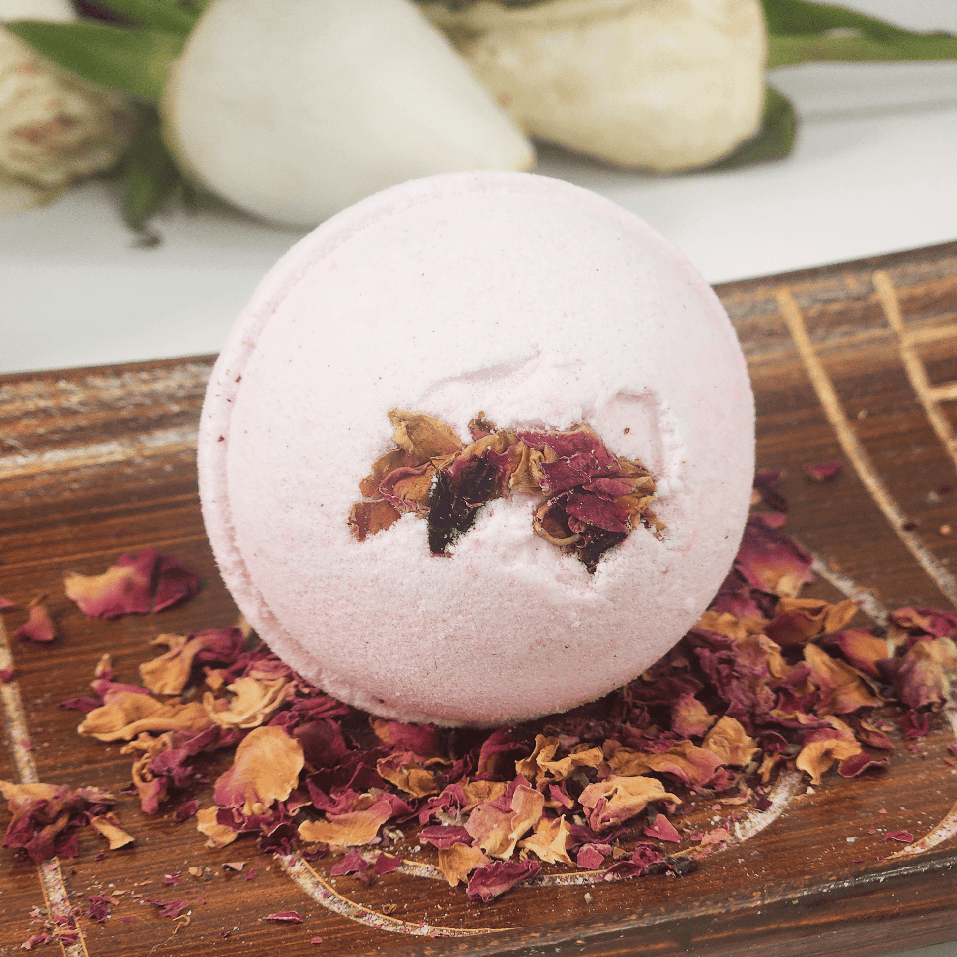 Opulent Rose Bath Bomb | Luxury Bath Bomb in fort worth texas