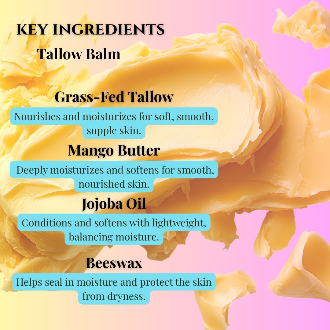 Dry Skin Facial Care Bundle | Lavender Tallow Soap, Toner Tallow Balm