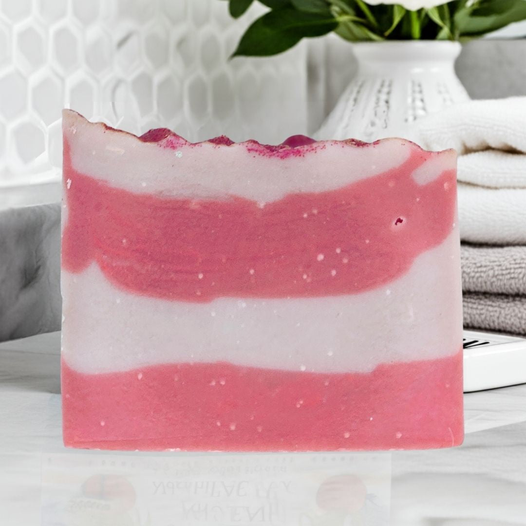 Crushed Candy Cane| Artisan Soap Bar