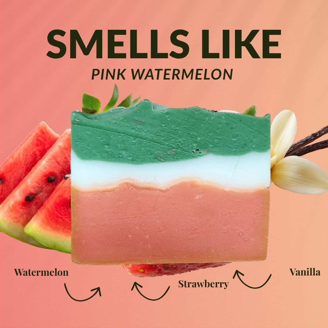 Pink Watermelon| Mild Artisan Shea Butter Soap