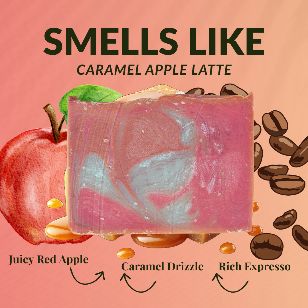 Caramel Apple Latte | Mild Artisan Christmas Soap