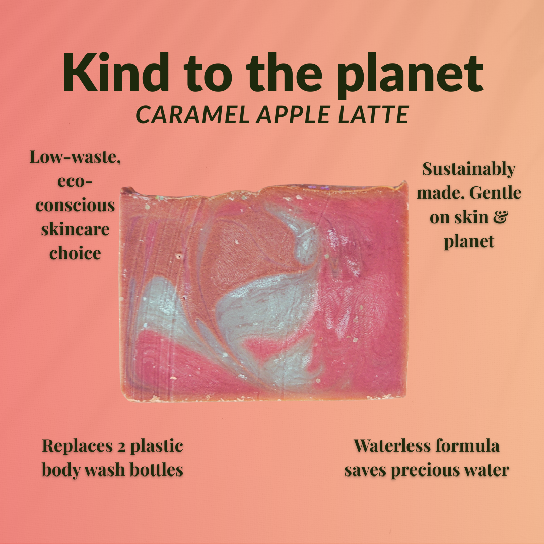 Caramel Apple Latte | Mild Artisan Christmas Soap
