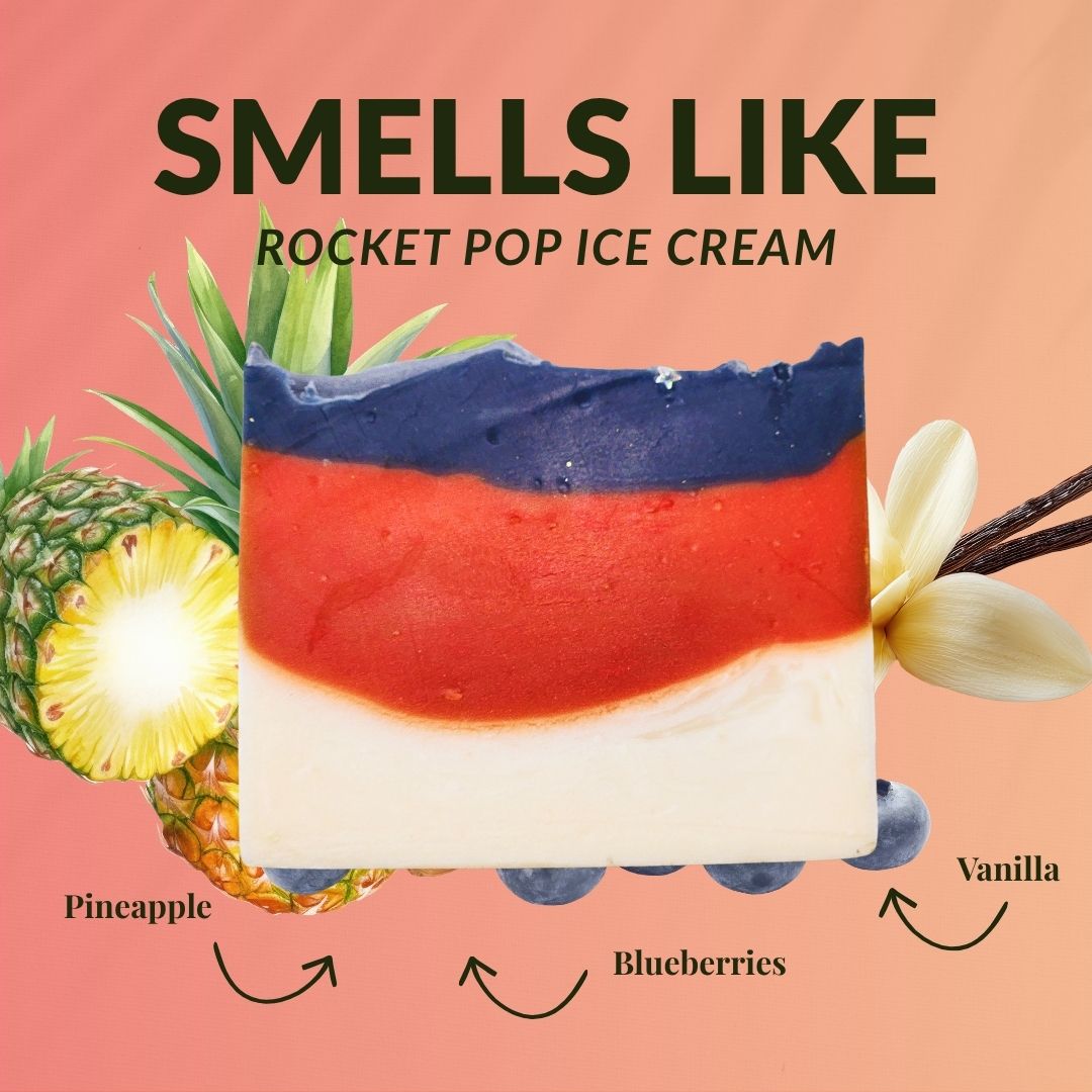 Rocket Pop Ice Cream| Artisan Soap