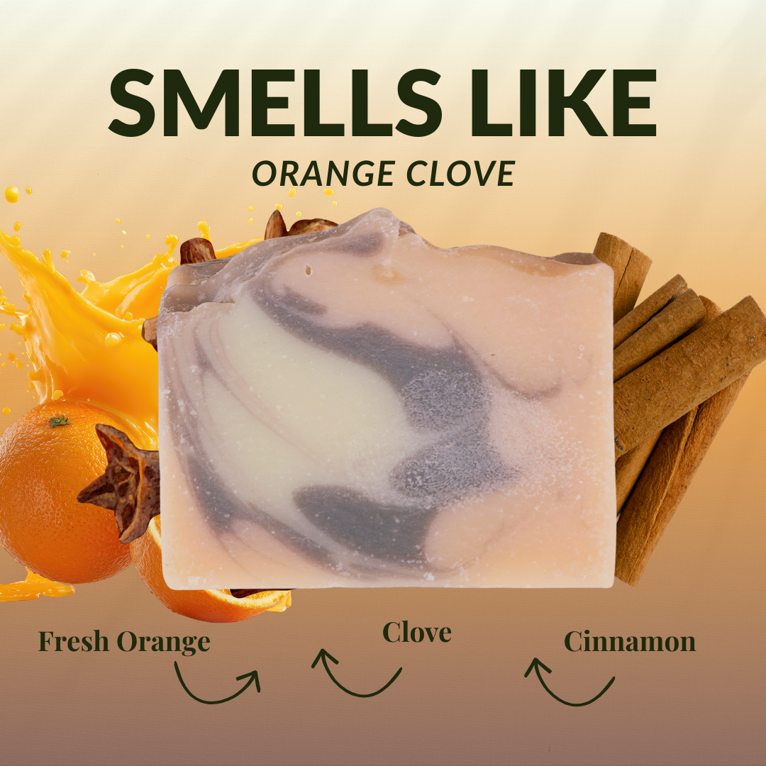 Orange-Clove Patchouli | Mild Shea Butter Soap