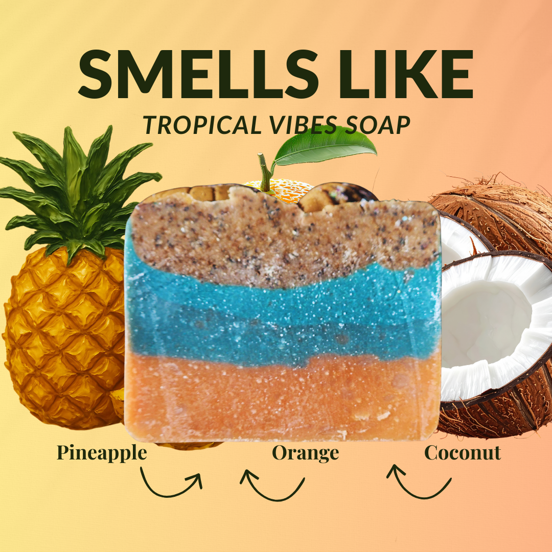 Pineapple Orange Coconut | Summer Shea Butter Soap