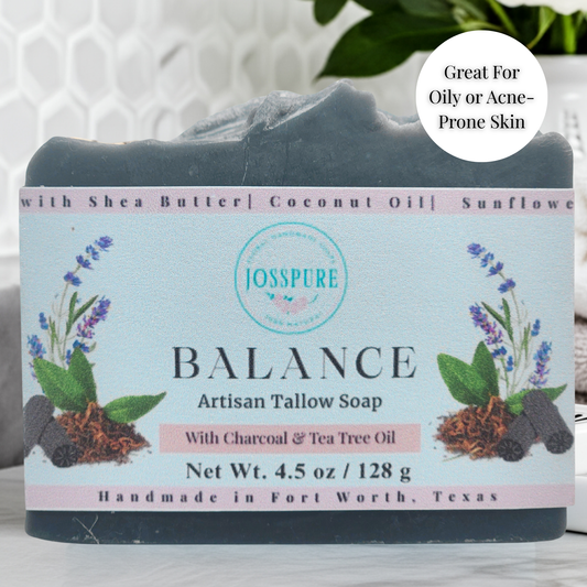 Balance Bar | Oily Acne Prone Skin Tallow Soap Bar