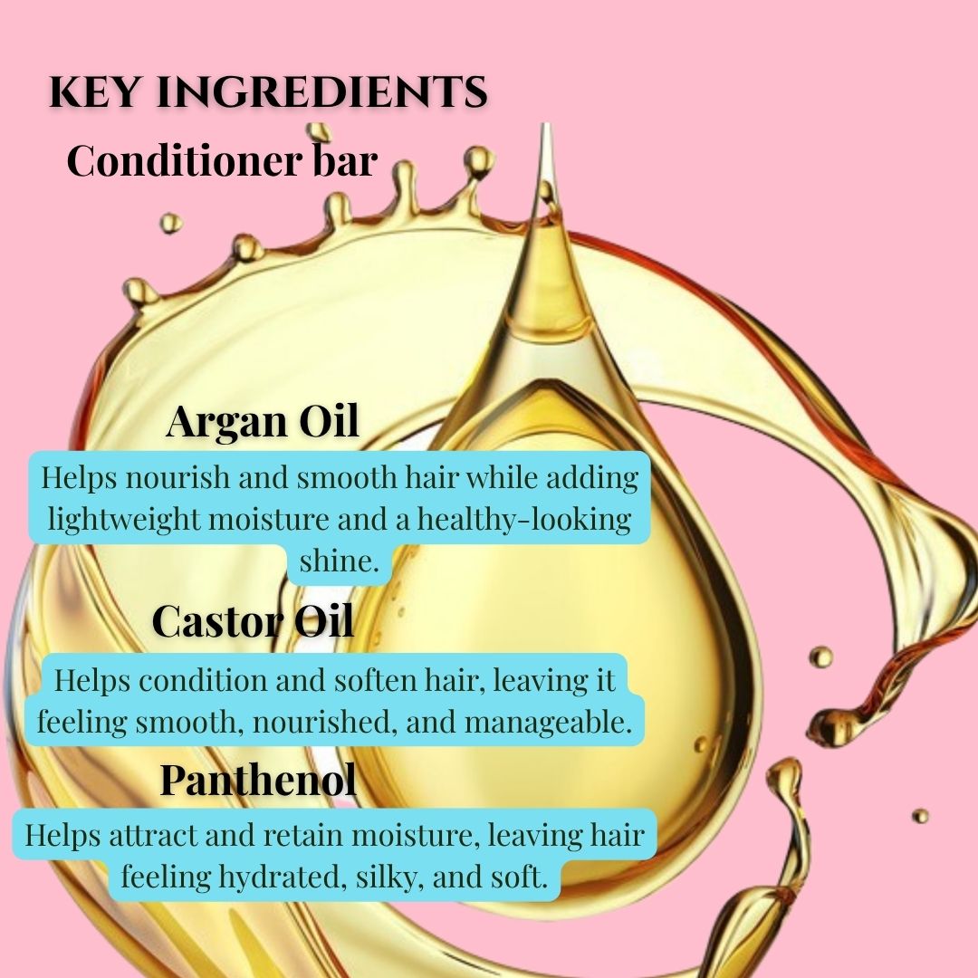 Concentrated Shampoo & Conditioner Bar Set| For all hair types
