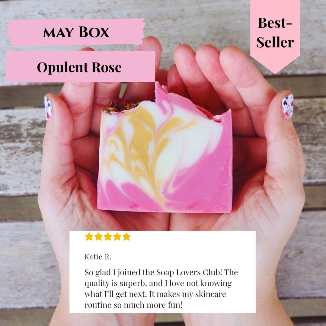 JOSSPURE Opulent Rose artisan soap bars with vibrant swirls for natural body care