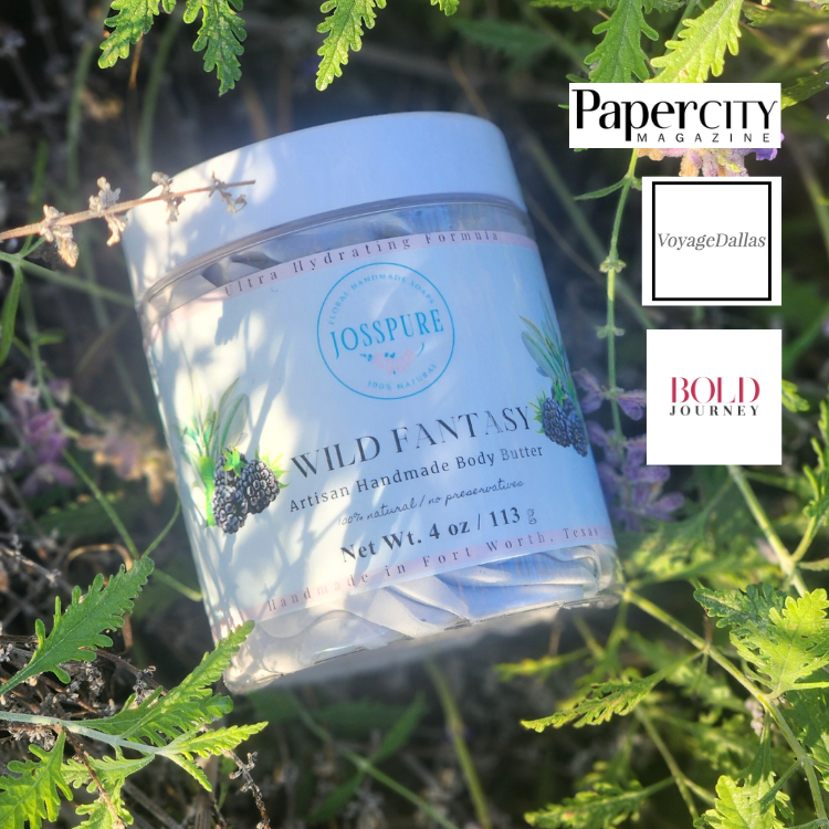 JOSSPURE Wild Fantasy Body Butter with Blackberry sage mango butter whipped body butter for deep hydration