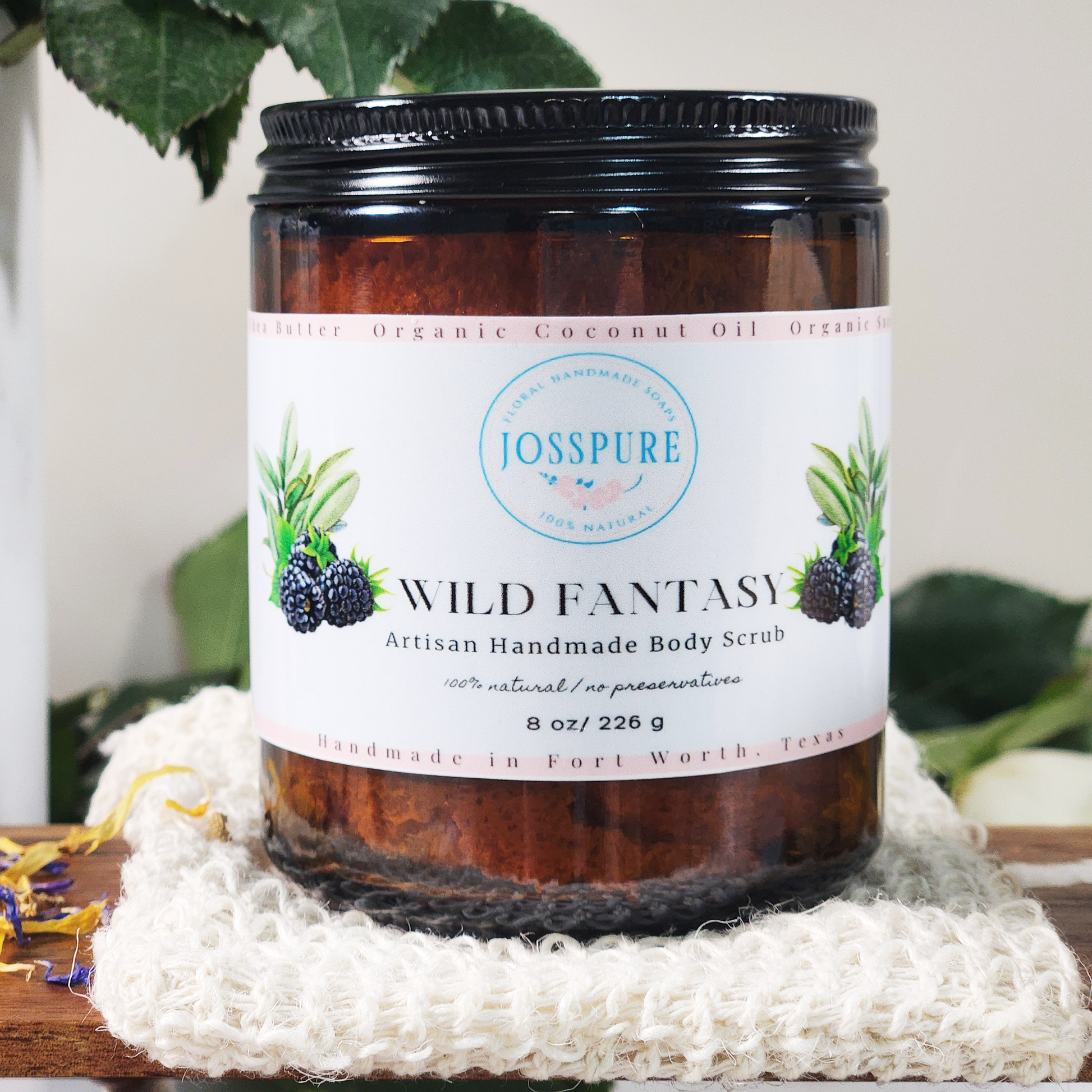  blackberry sage body scrub