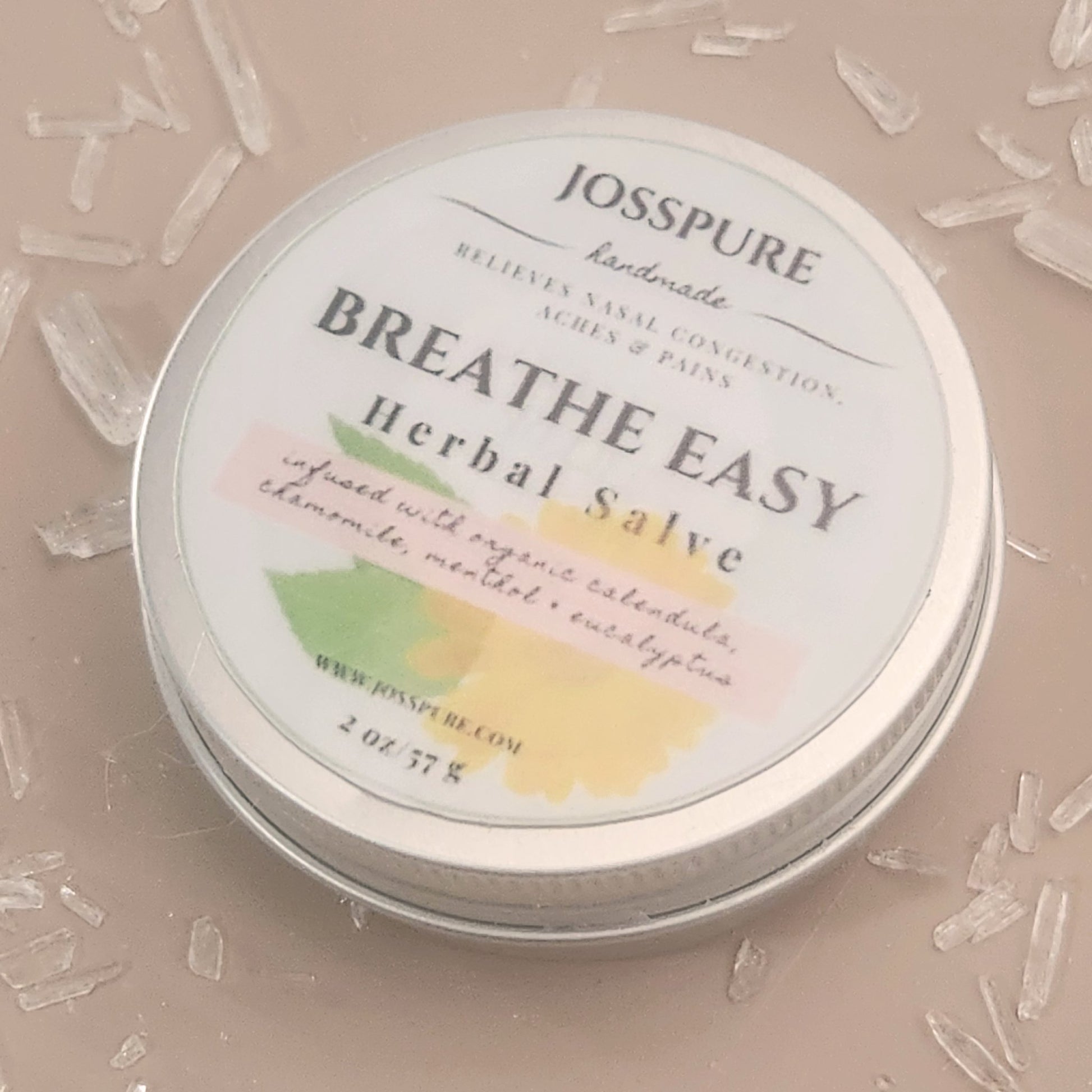 Breathe Easy Menthol Salve- Herbal Salve To Relieve Congestion - JOSSPURE