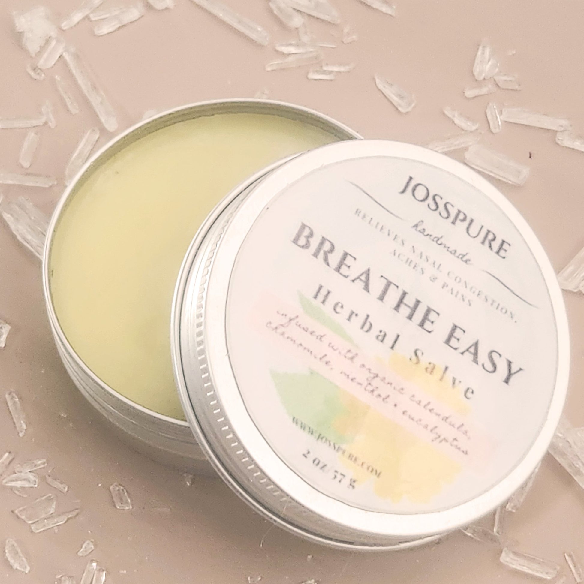 Breathe Easy Menthol Salve- Herbal Salve To Relieve Congestion - JOSSPURE