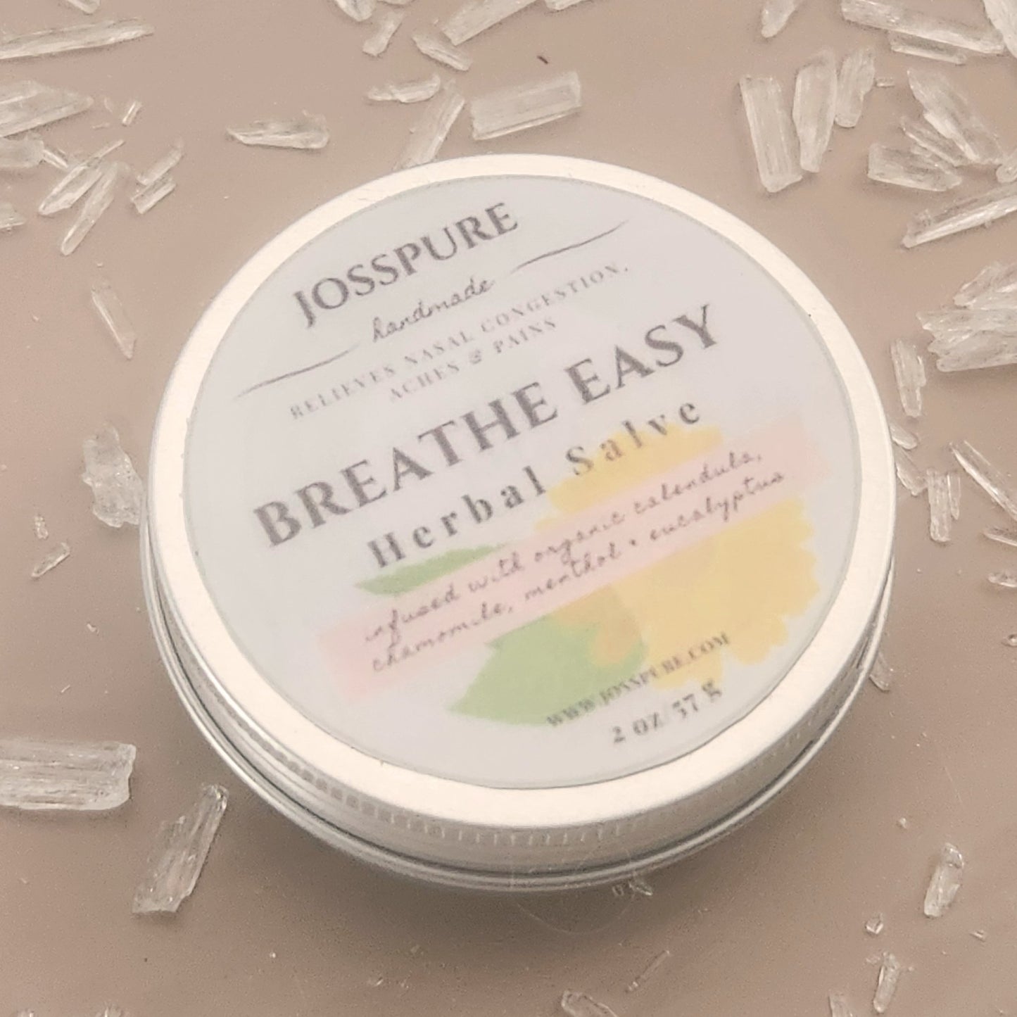 Breathe Easy Menthol Salve- Herbal Salve To Relieve Congestion - JOSSPURE