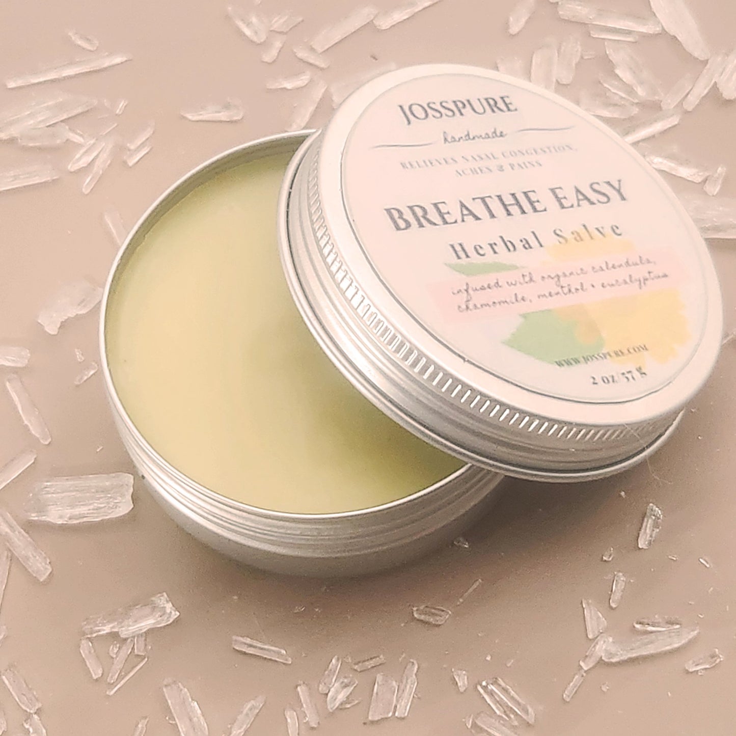 Breathe Easy Menthol Salve- Herbal Salve To Relieve Congestion - JOSSPURE