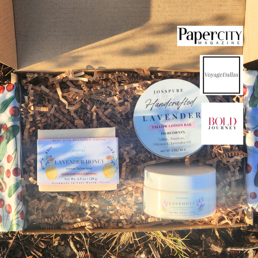 Carnivore Skincare Bundle |Tallow Soap |Whipped Lotion| Solid Lotion Bar