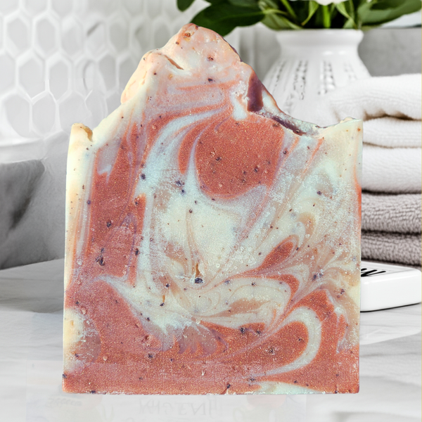 coffee exfoliating mild shea butter soap bar