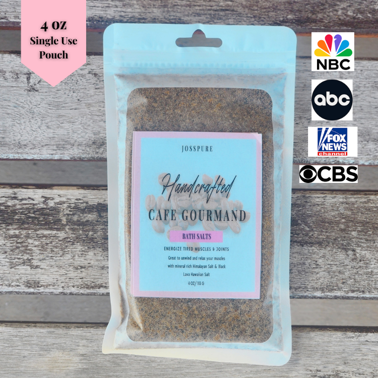 JOSSPURE Handmade Bath Salt Pouch with Shea Butter