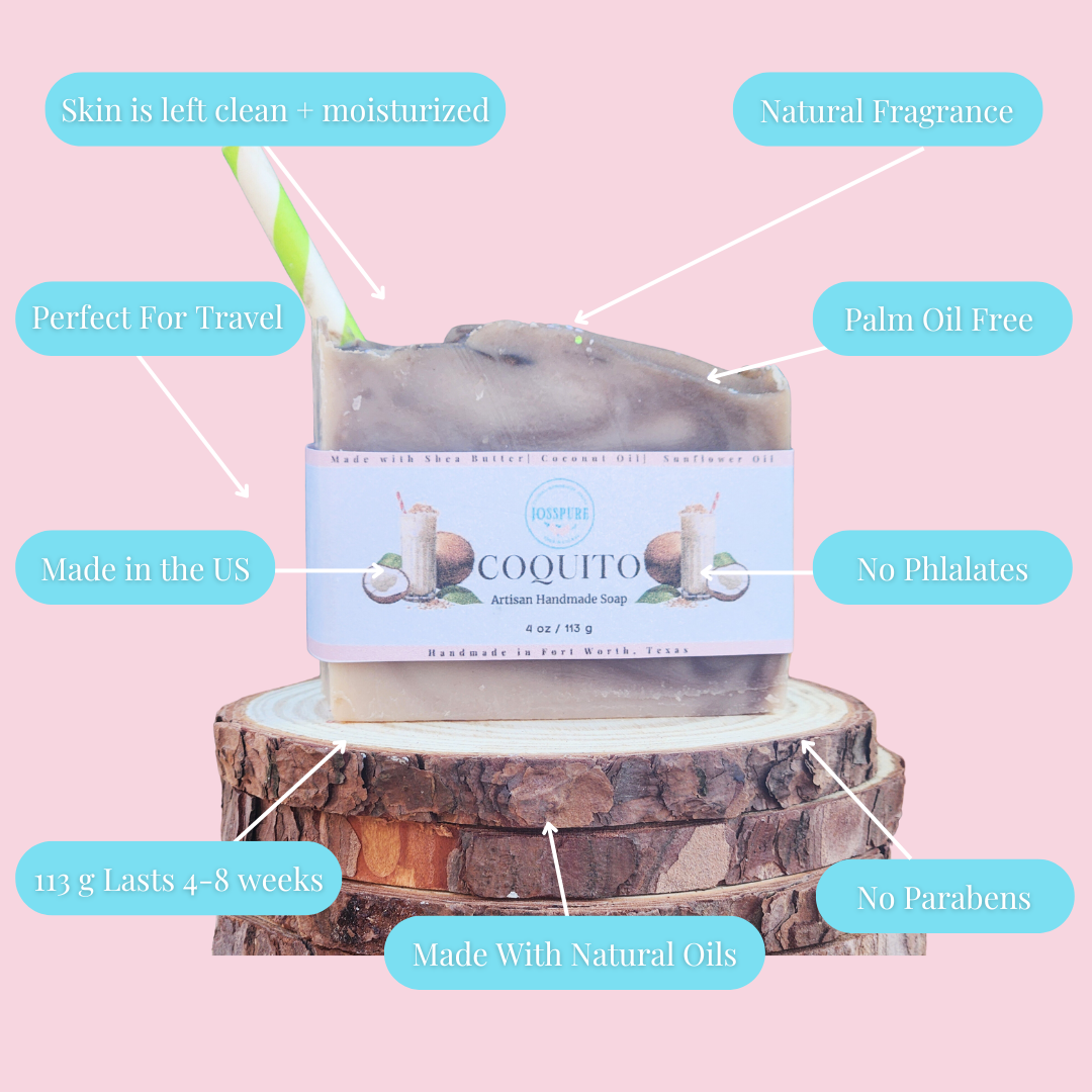 coquito handcrafted soap benefits