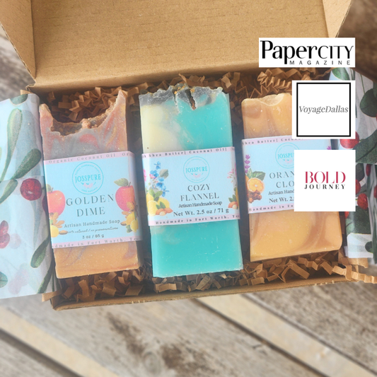 Womens Fall Gift Set - Handmade Shea Butter Soaps