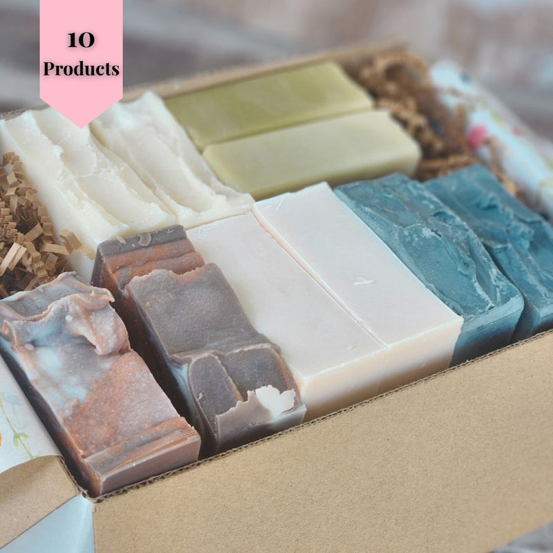 Handmade Soap Family Bundle (10 Bars) | Sensitive, Dry & Acne-Prone Skin