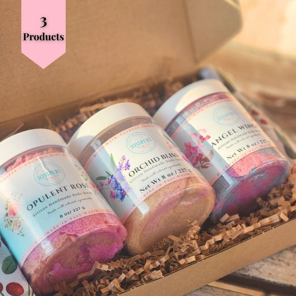 Floral Sugar Scrub Bundle |Sugar Scrubs