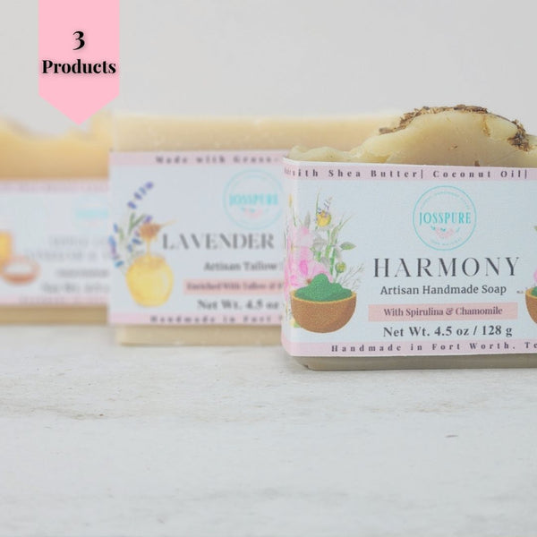 Best-Selling Bundle | Tallow & Shea Artisan Mild Bars