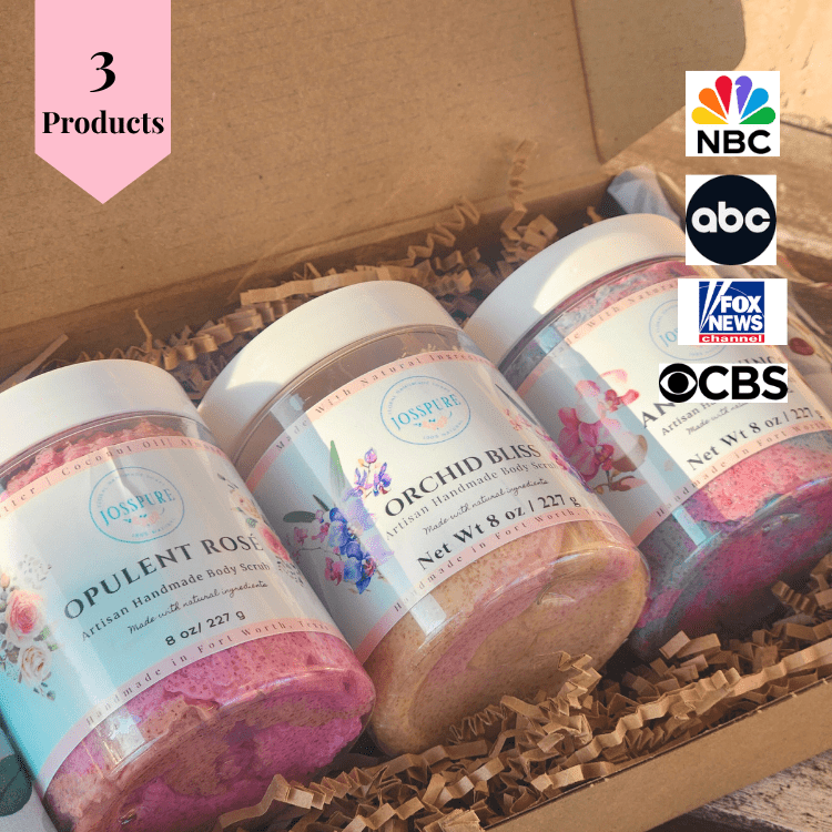 Floral Sugar Scrub Bundle |Sugar Scrubs