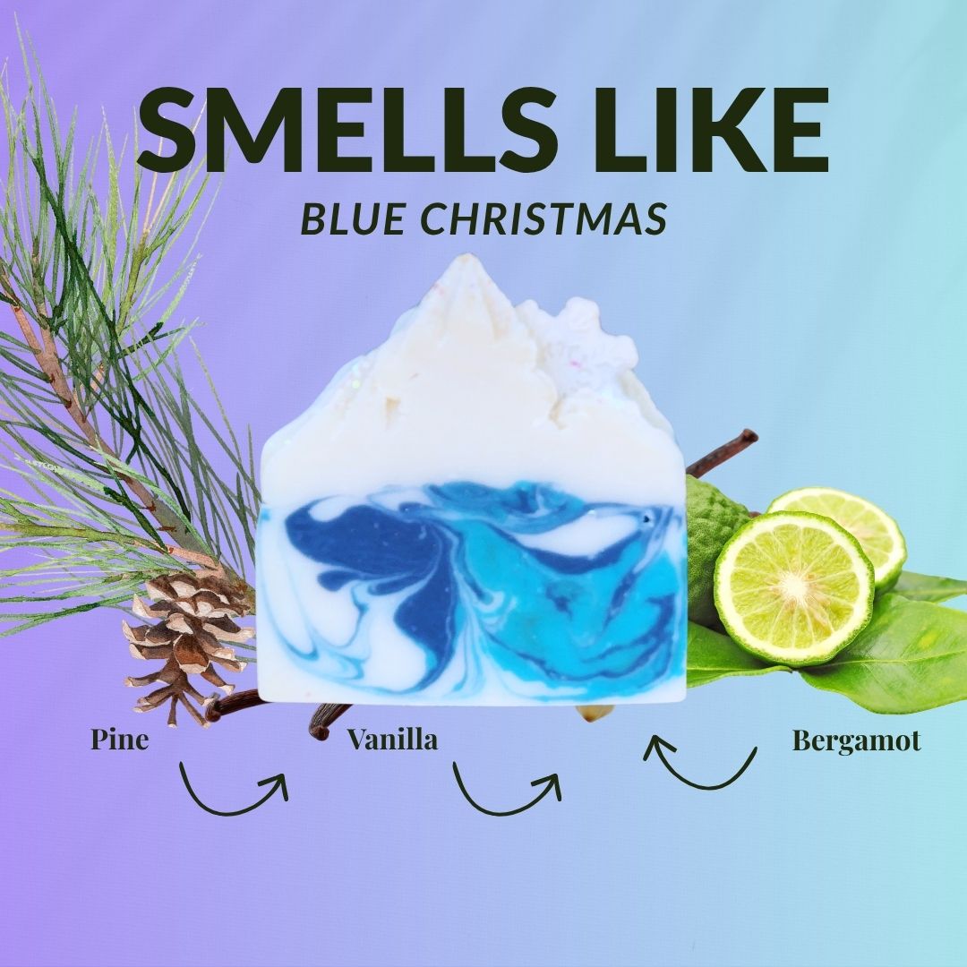 Blue Christmas| Artisan Soap Bar