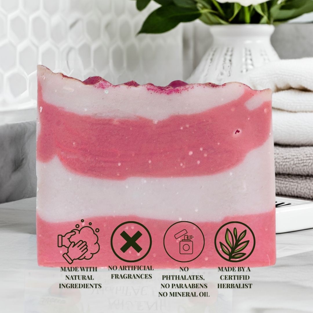 Crushed Candy Cane| Artisan Soap Bar