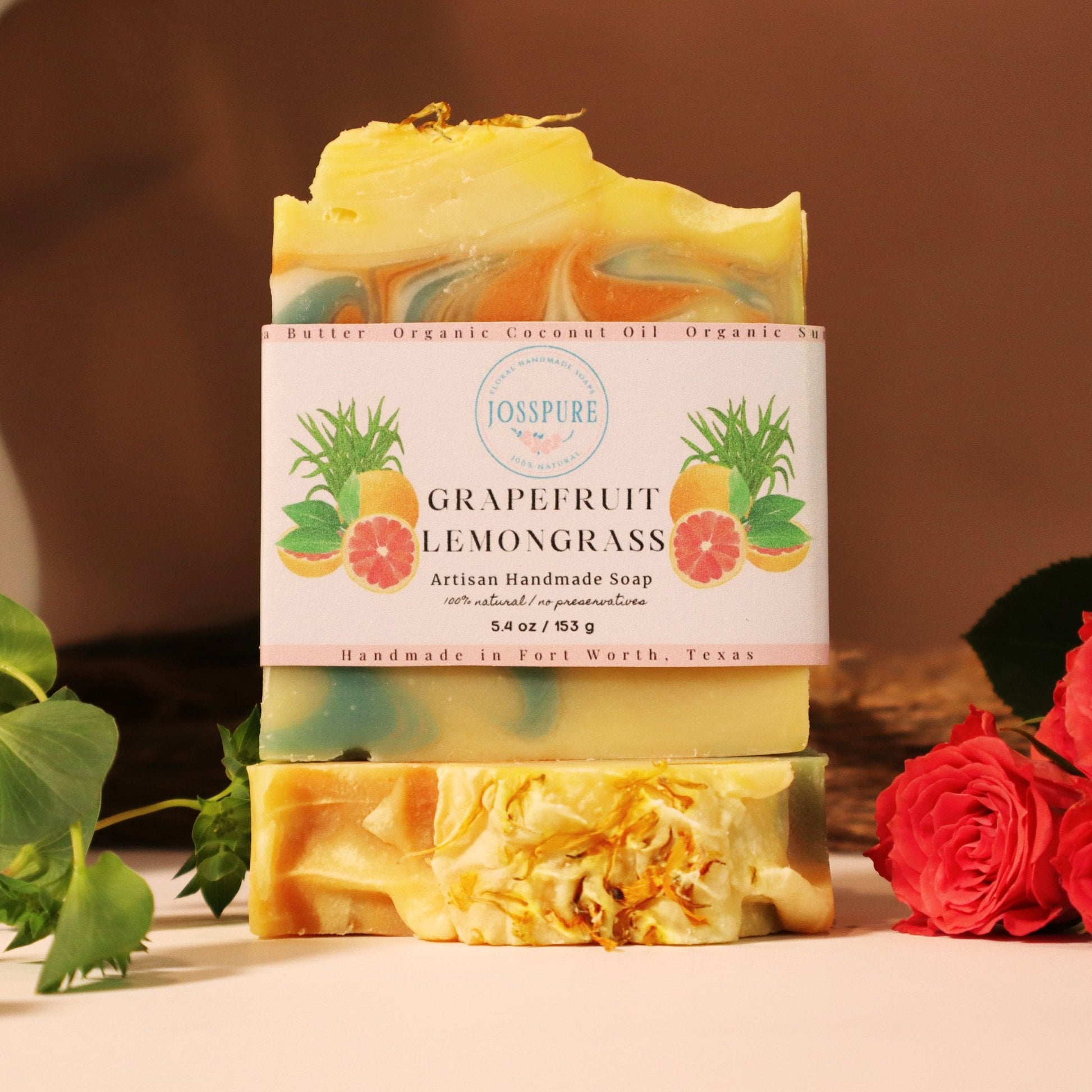 Grapefruit Lemongrass Handcrafted Soap Bar