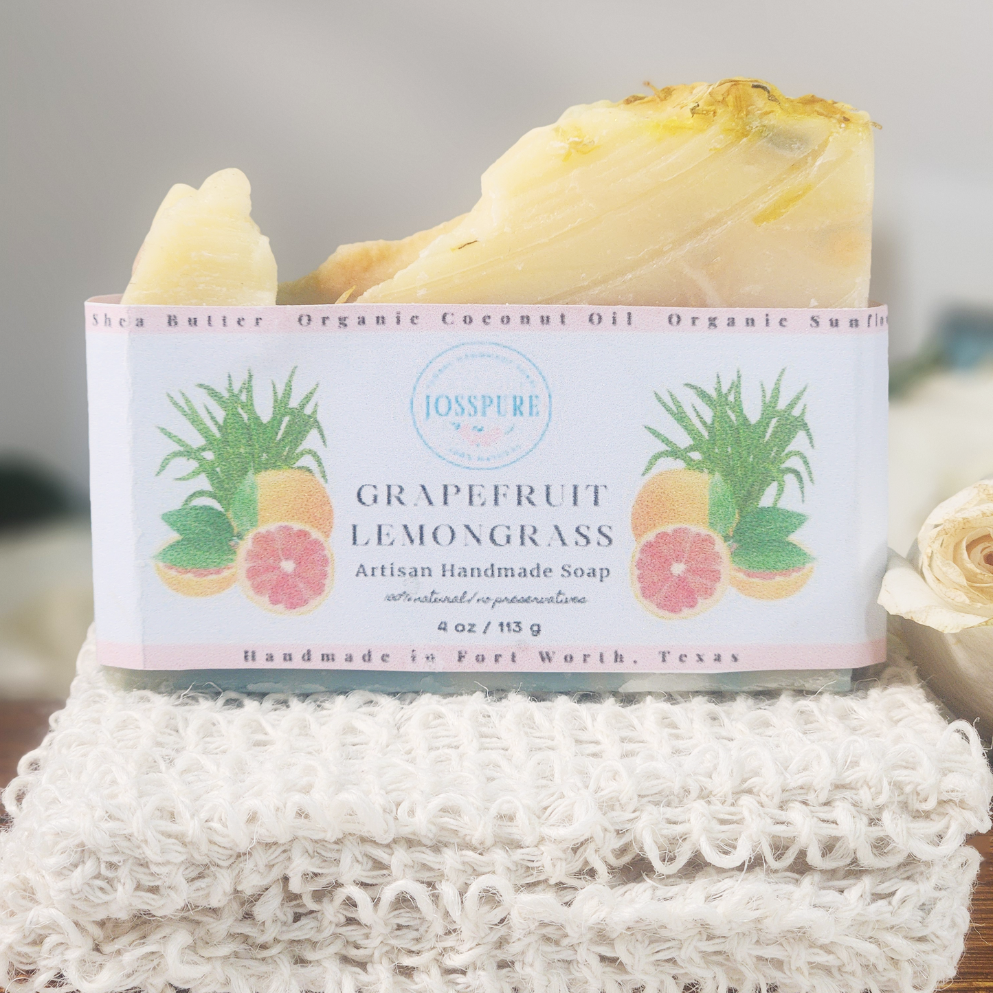 grapefruit_fresh soap, shea butter soap