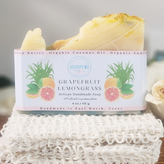 grapefruit_fresh soap, shea butter soap