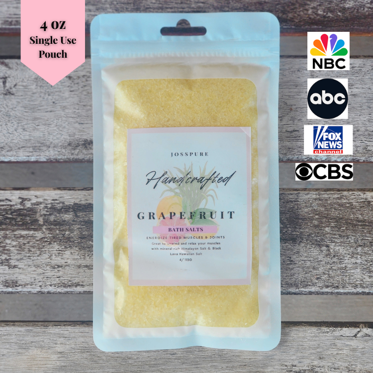 JOSSPURE Handmade Bath Salt Pouch with Shea Butter
