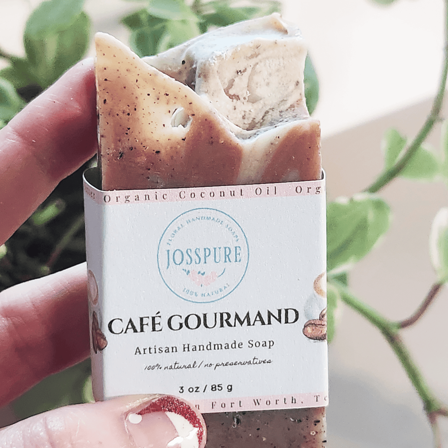 Travel Size Mild Shea Butter Soap by JOSSPURE handmade artisan soap bar with natural ingredients