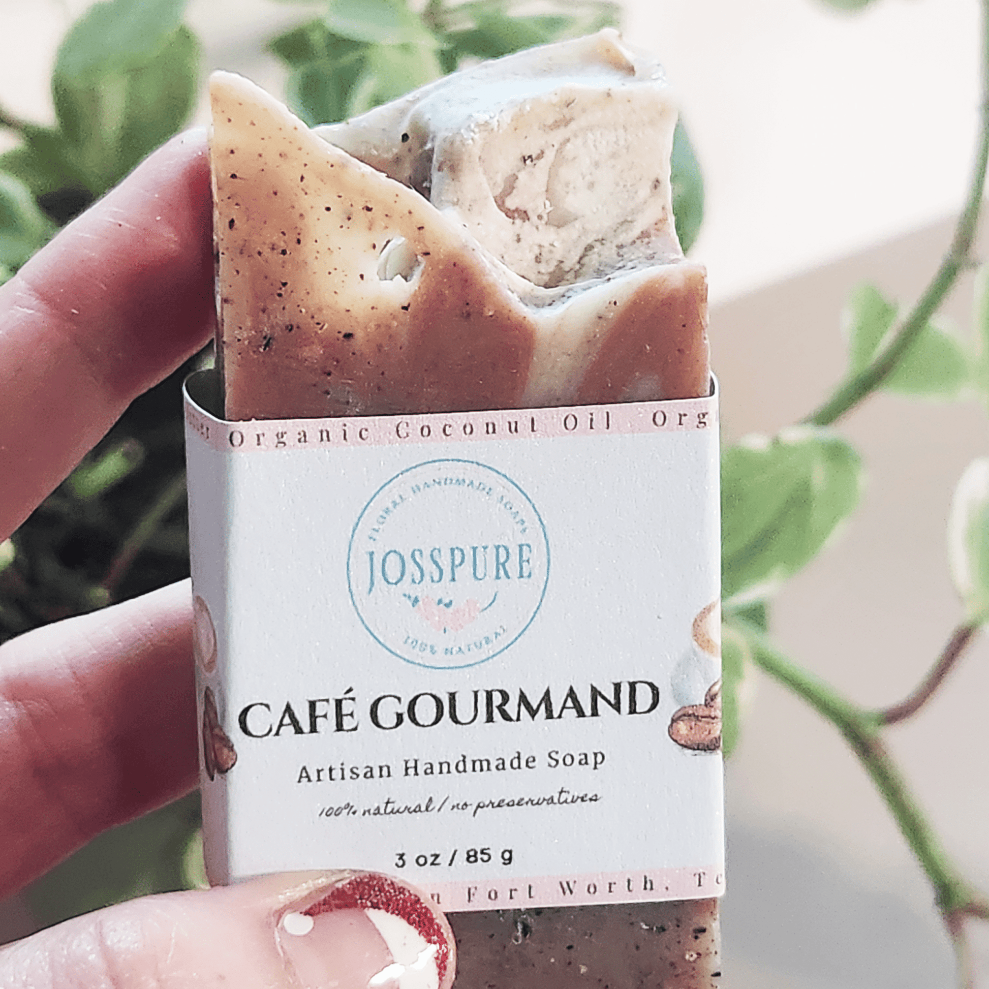 Travel Size Mild Shea Butter Soap by JOSSPURE handmade artisan soap bar with natural ingredients