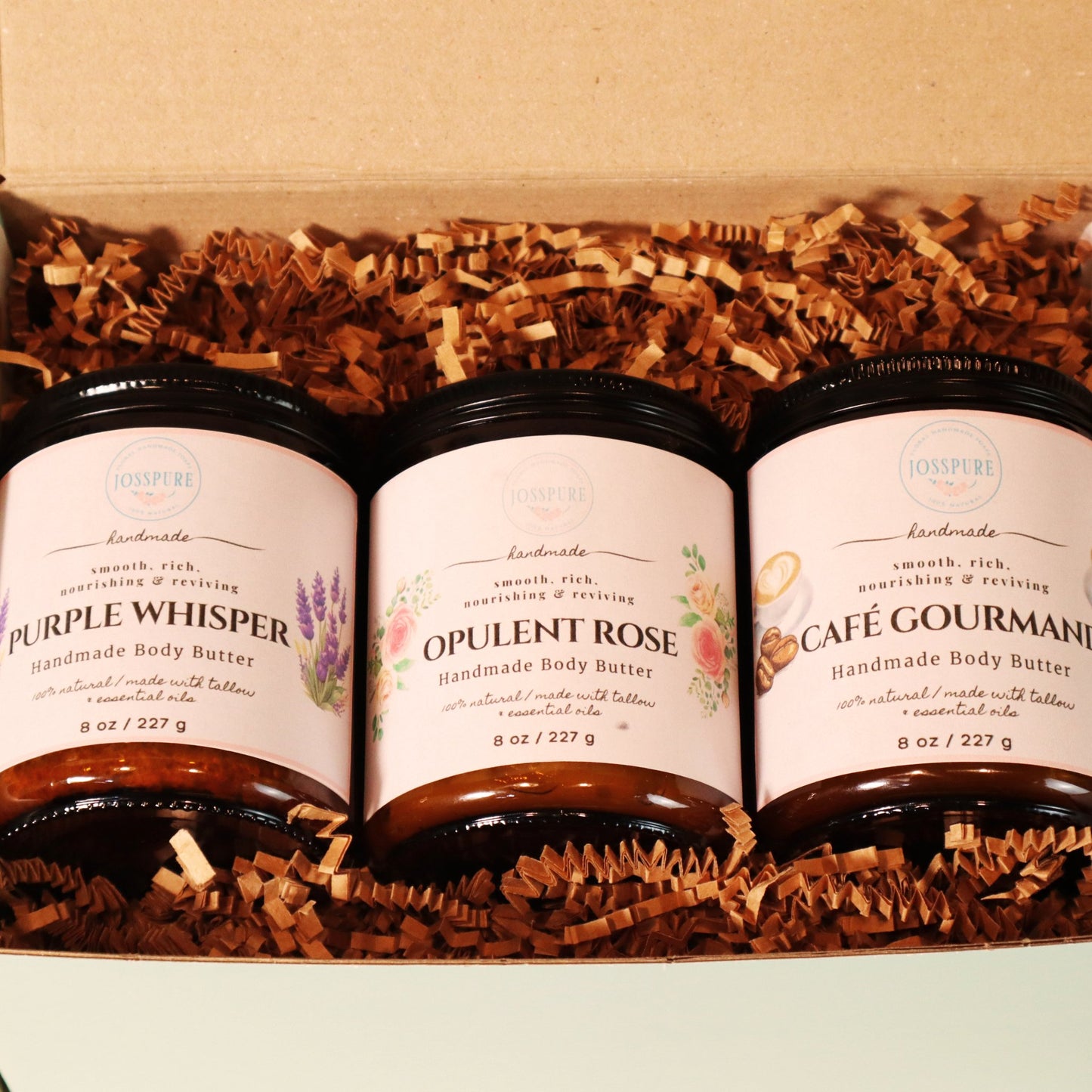 Tallow Body Butter Gift Set- Handmade Tallow Body Butter - JOSSPURE