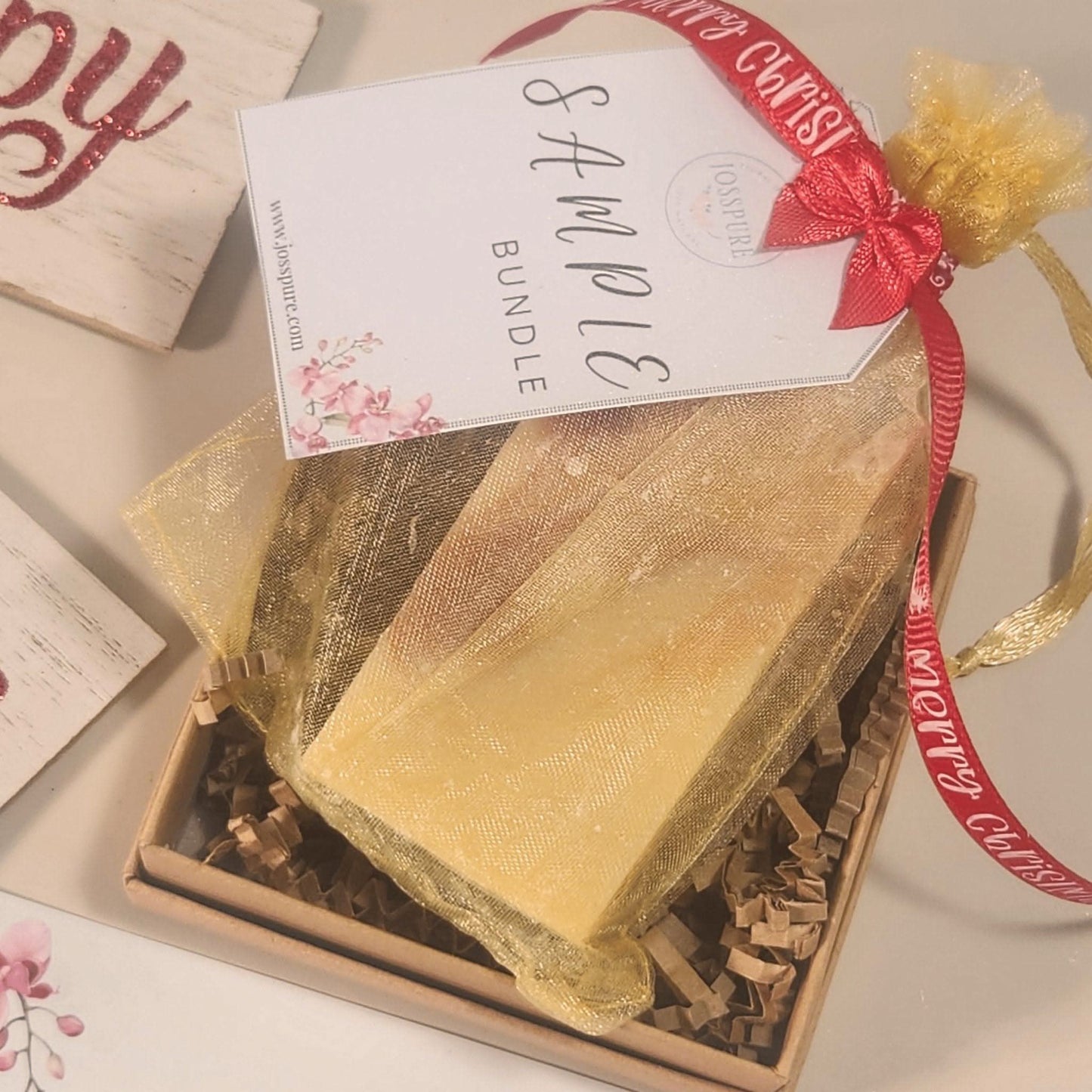 Holiday Soap Sampler Gift Set- Excellent Stocking Stuffer! - JOSSPURE