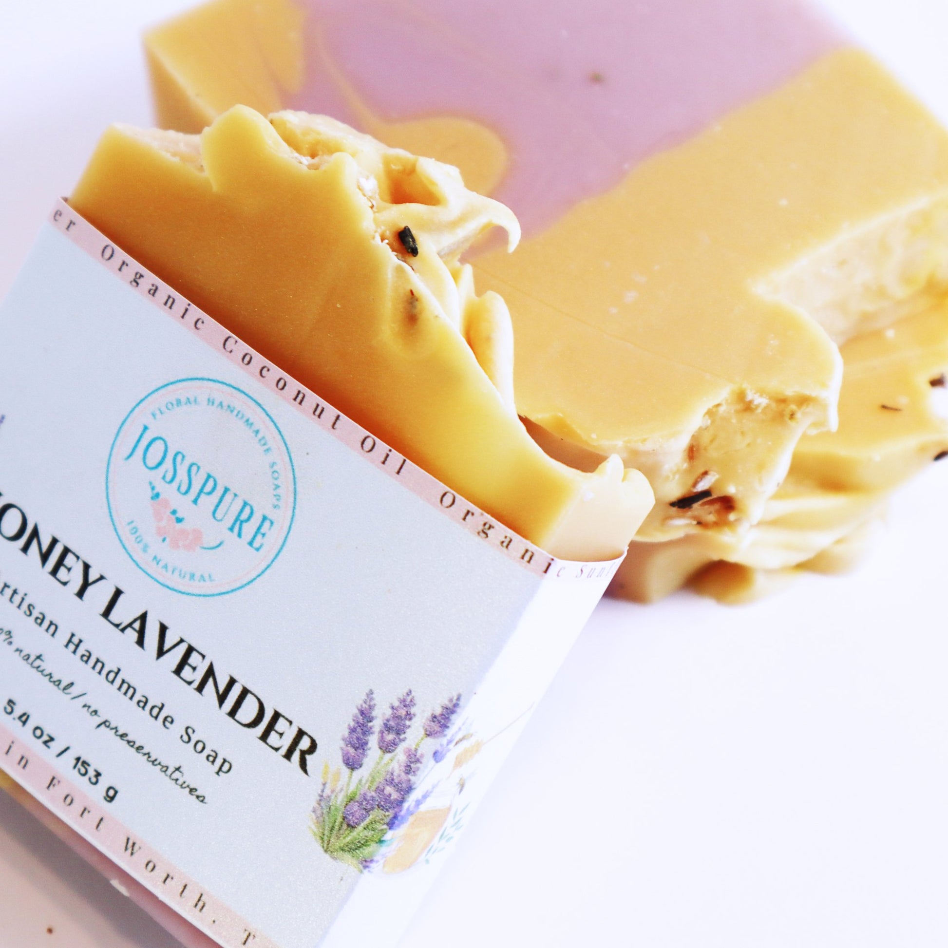 Honey Lavender Handcrafted Soap Bar Best Selling Item- JOSSPURE- Handcrafted Soap Bar