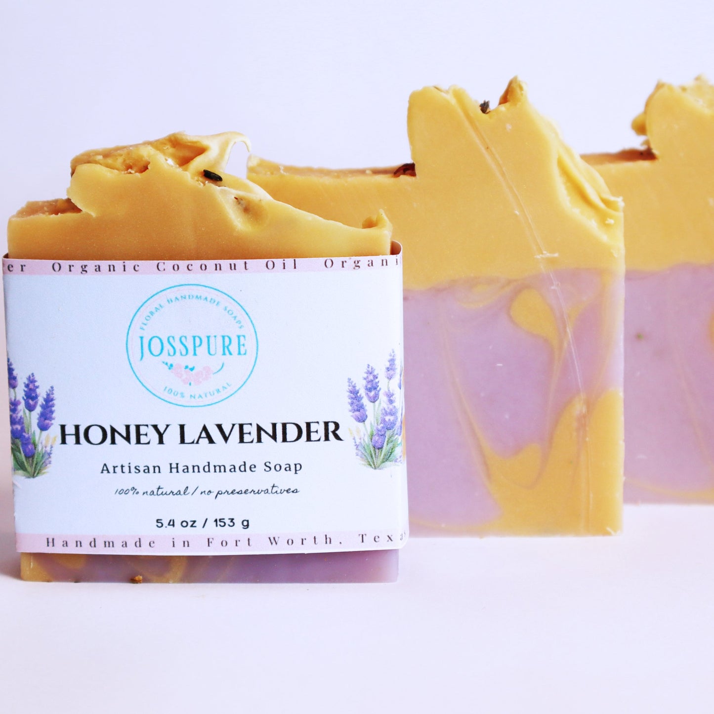 Honey Lavender Handcrafted Soap Bar JOSSPURE- Handcrafted Soap Bar