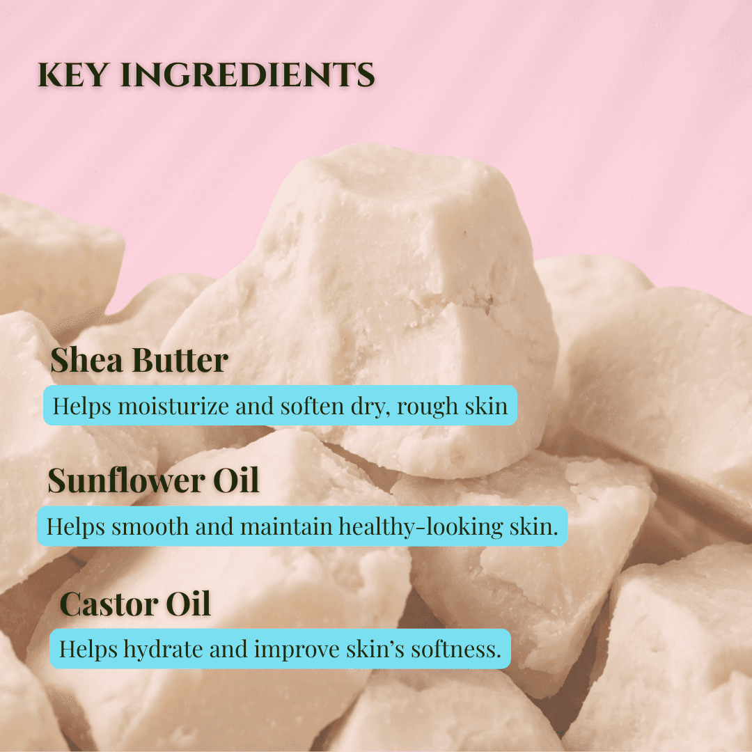 Jasmine gardenia mild shea butter soap with natural ingredients for soft and hydrated skin