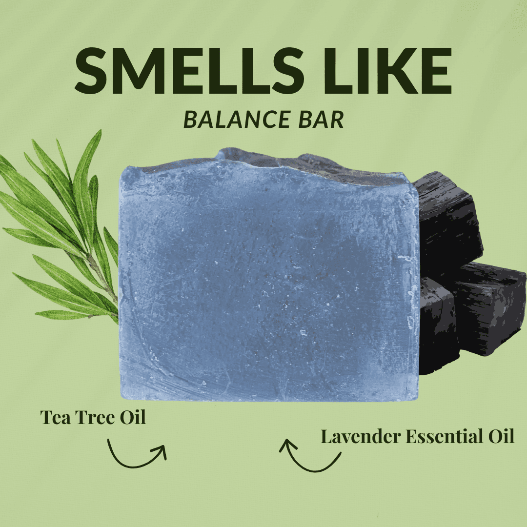 JOSSPURE oily skin tallow soap bar featuring tea tree and lavender essential oils for natural body care